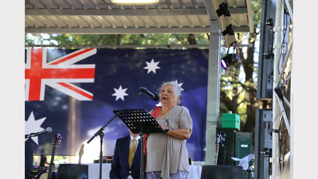 Ngambri elder Matilda House offered the 'Welcome to the Country'.
