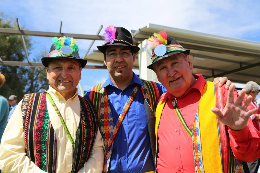 Luis Bonilla, Alejandro Laurel and Jose Ramos brought some colour to Queanbeyan's 175th birthday celebrations in September. 