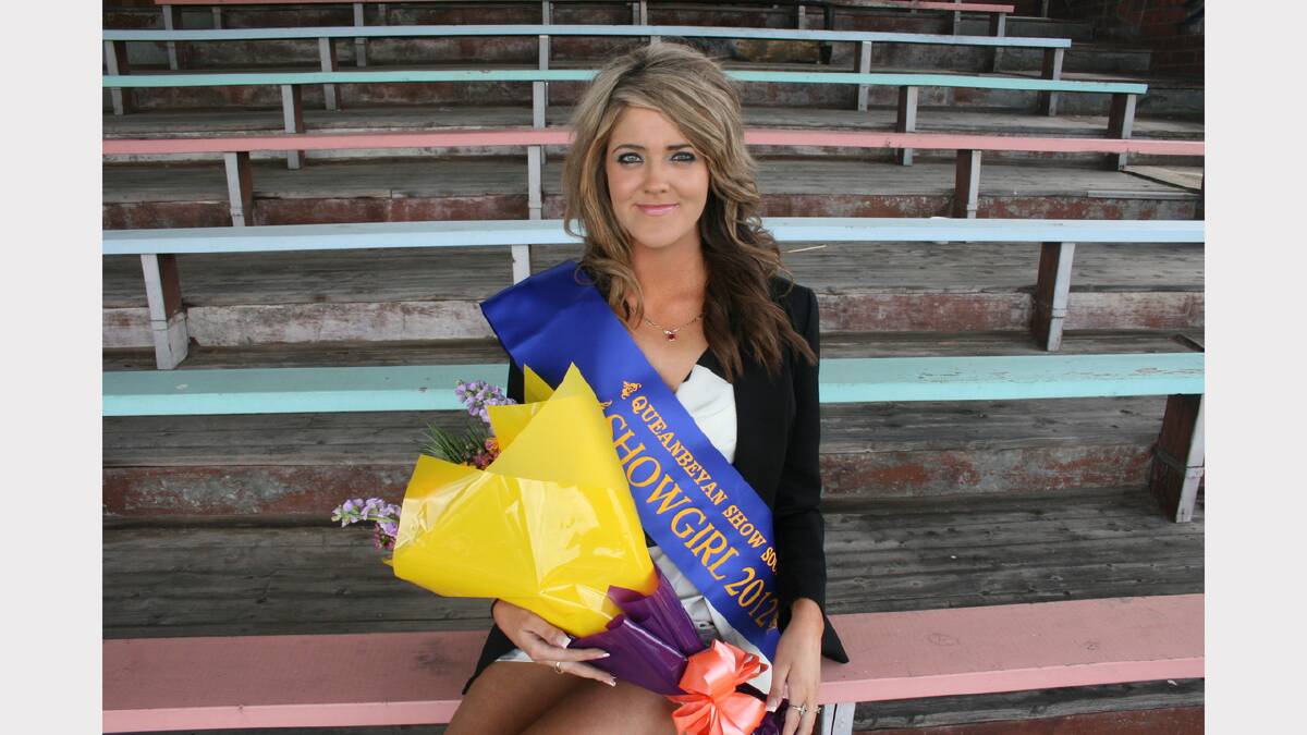 Mercia Neville was named the 2012 Queanbeyan Show Girl. 	