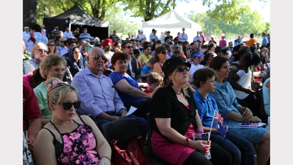 The community comes together for Australia Day celebrations.