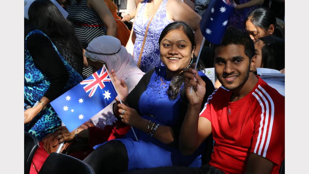The community comes together for Australia Day celebrations.
