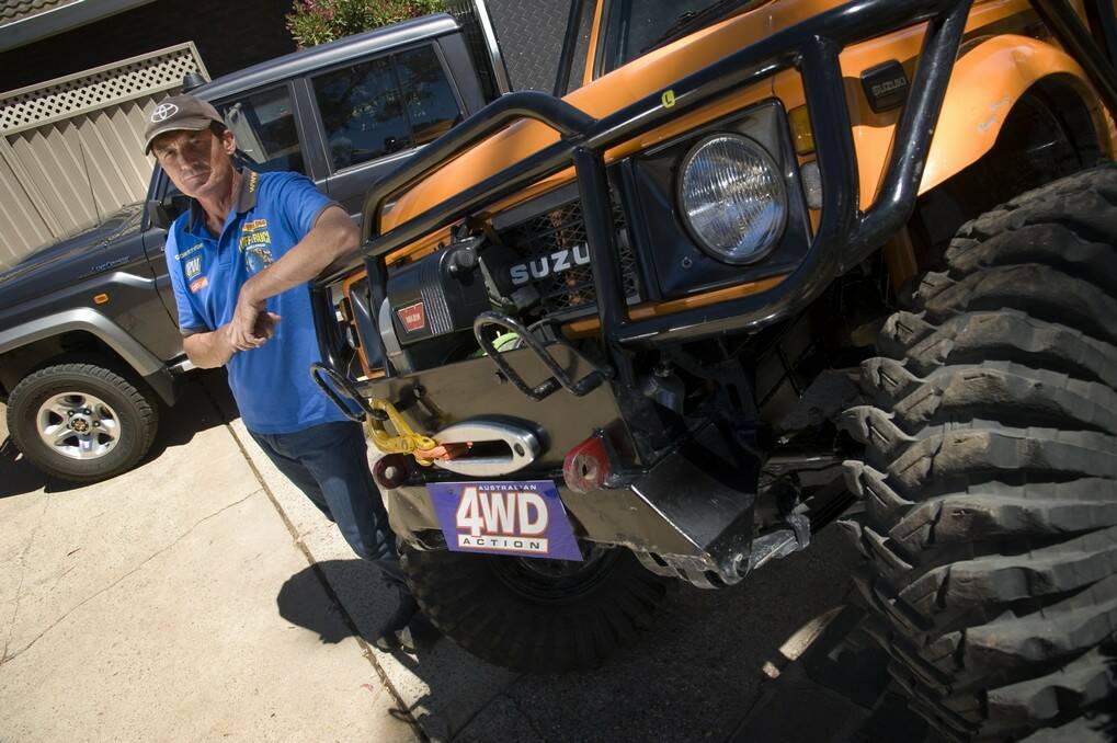 Rob McKenzie with his highly modified '92 Suzuki Sierra and 2013 Toyota Dual cab Land Cruiser will be taking part at the 4WD Spectacular.