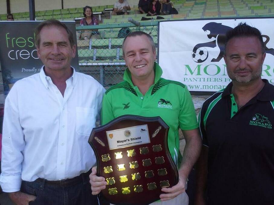 Winners are grinners! Monaro Panthers take out the Mayor's Cup. Photo: @AbsgZanetti / Twitter.