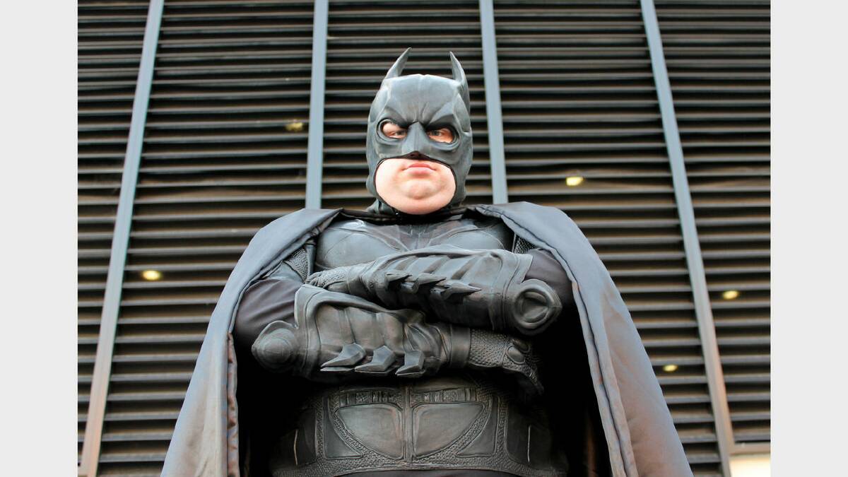 Queanbeyan's own Batman. Photo: David Butler.