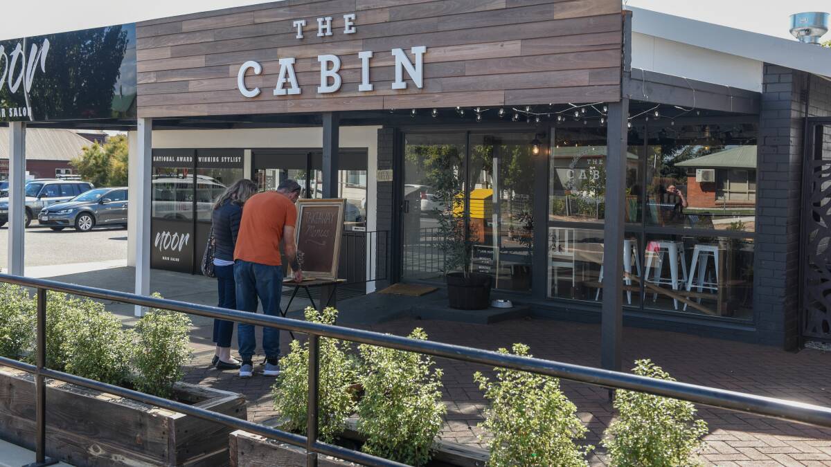 The first of Mr Bamber's Cafes the cabin in Exeter. Photo: Supplied