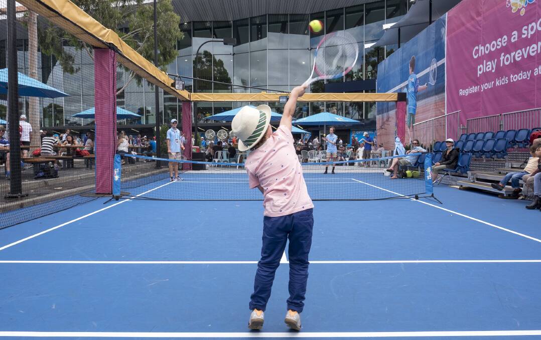 GET COURT UP: Queanbeyan Park tennis club is hosting a free festival to encourage children to get involved in tennis, following the popularity of the Australian Open.  Photo: Luis Ascui/Fairfax Media.