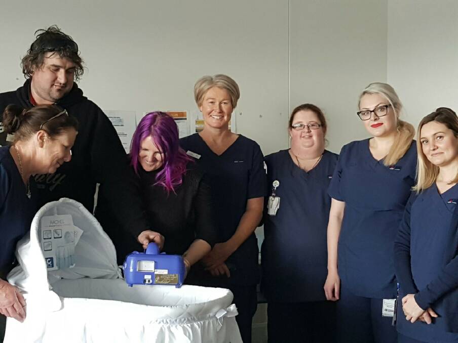 Queanbeyan Hospital is the latest to receive a donation of a Cuddle Cot.