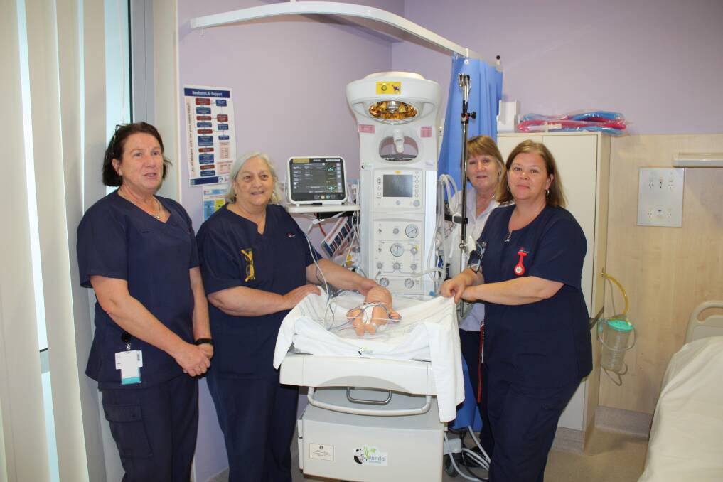 Queanbeyan District Hospital Maternity Unit staff (left to right) Jenny, Janine, Emma and Sue.
