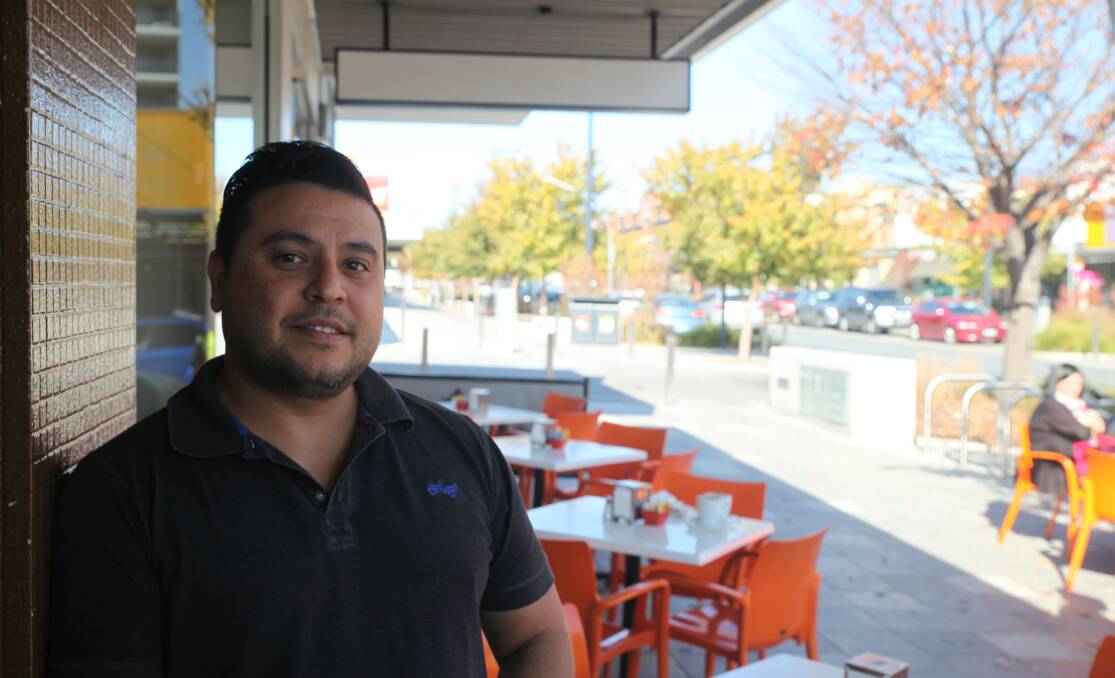 Ab Guleria hopes other restaurant owners can join his cafe outside on Crawford Street. Photo: James Hall