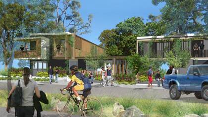 'URBAN COMMUNITY': An artist's impression of the Discovery Rise planned development at James Cook University's Townsville campus. Image: Supplied.