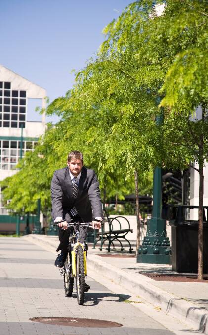 PEDAL POWER: Making small changes, like riding your bike ​to work are useful things you can do to reduce your carbon footprint.