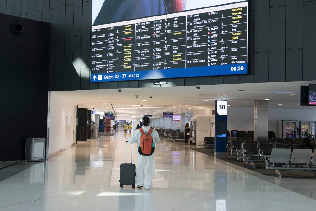 International arrivals to Australia have been halved to combat a new strain of COVID-19. Picture: Shutterstock