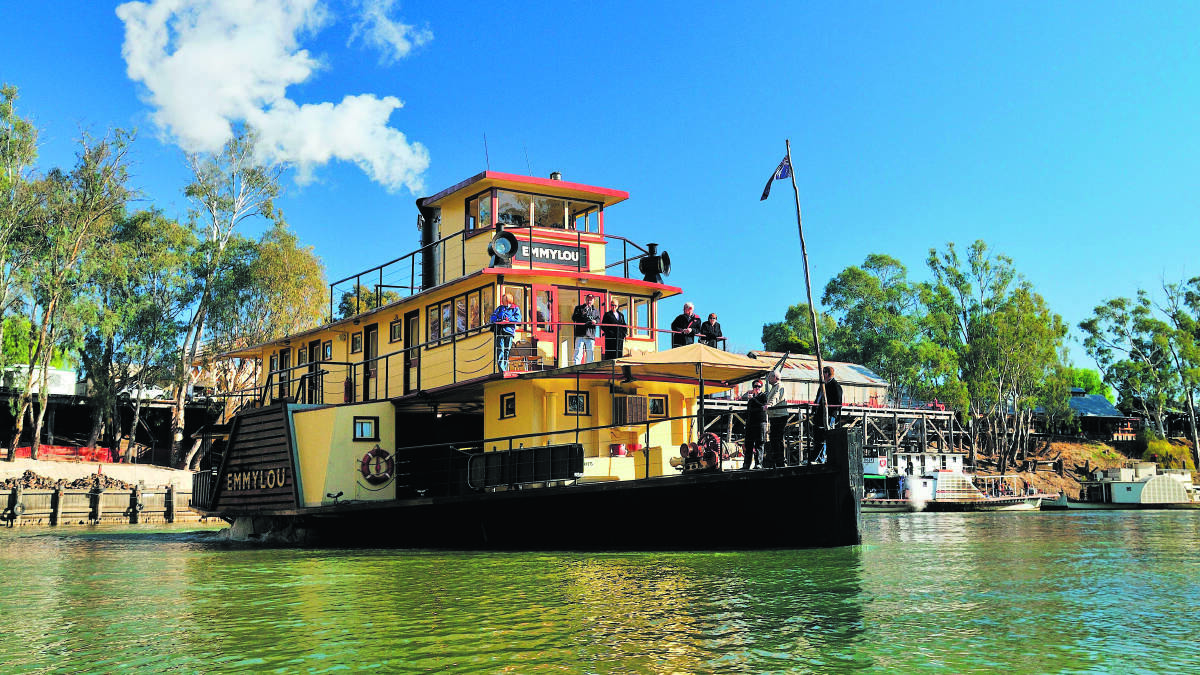 PS Emmylou at port in Echuca. Picture: Supplied