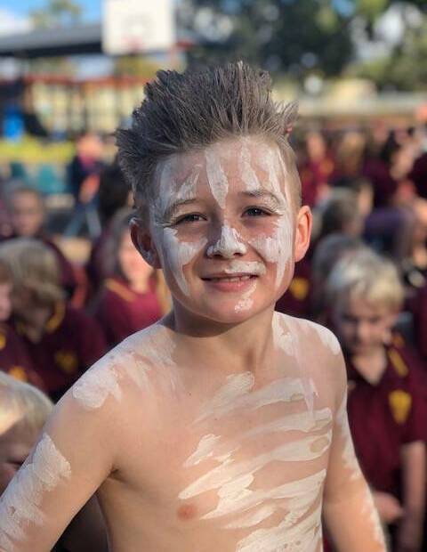 HUNTER VALLEY: A face of the future at Denman Public School NAIDOC celebrations.