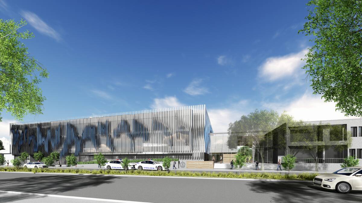 An artist's rendering of the new Queanbeyan police station. Photo: Supplied