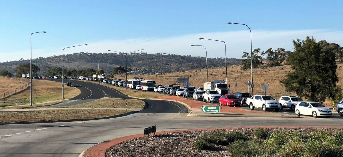 The Roads and Maritime Service set up cameras around Queanbeyan to monitor traffic. Photo: Elliot Williams