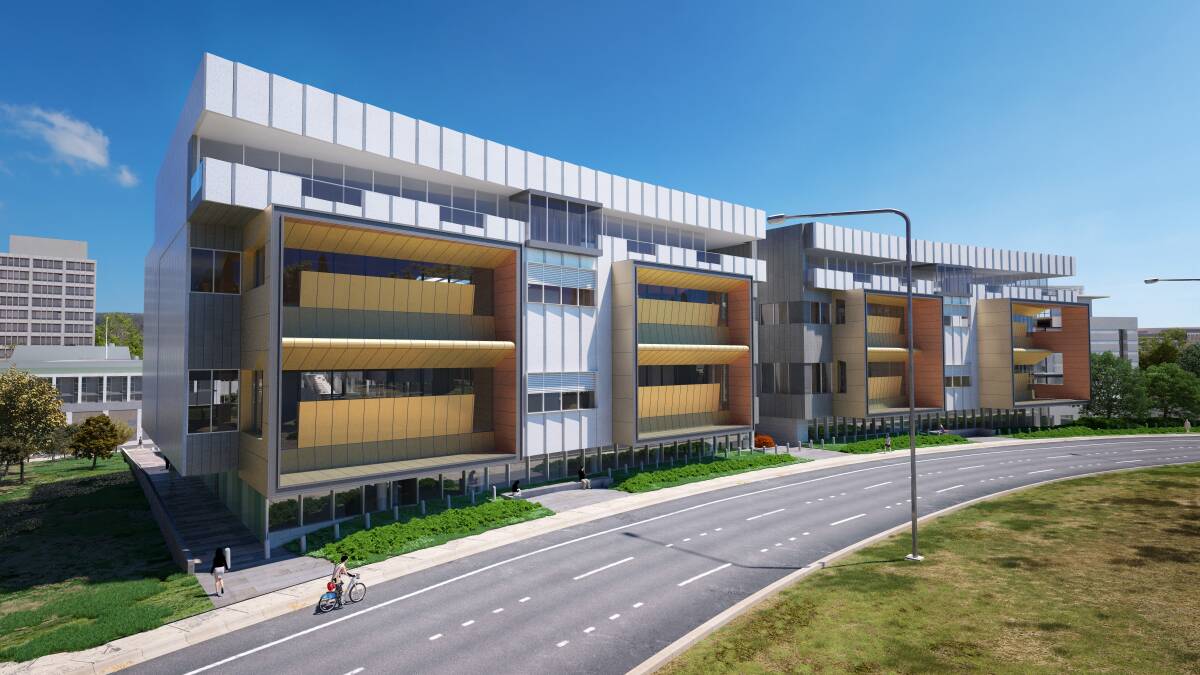 An impression of the new ACT court precinct. Photo: Supplied