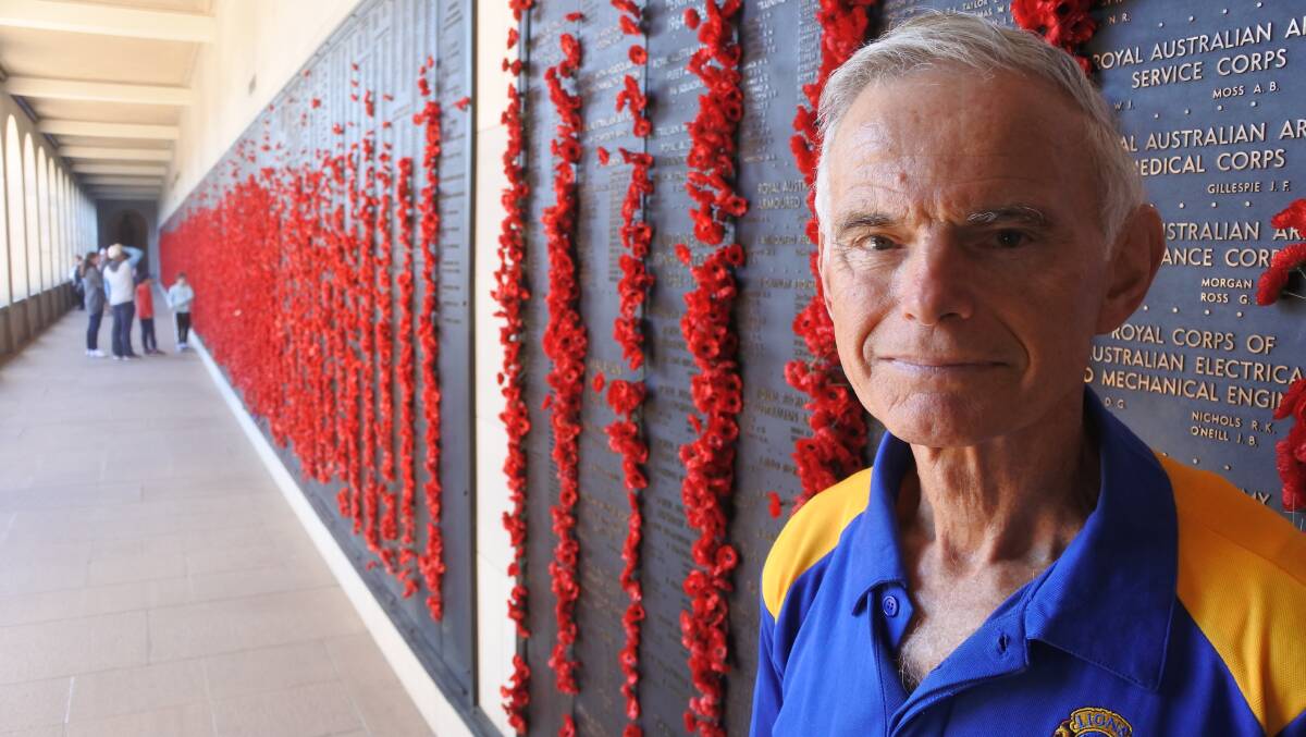Lest we forget: The veteran said that many of his fellow squadron members were changed people as a result of serving in Vietnam. Photo: Andrew Brown