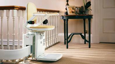 Features: Most stairlifts come equipped with seats, armrests and footplates that fold away, swivel seats, seatbelts, braking systems and footrest sensors. 