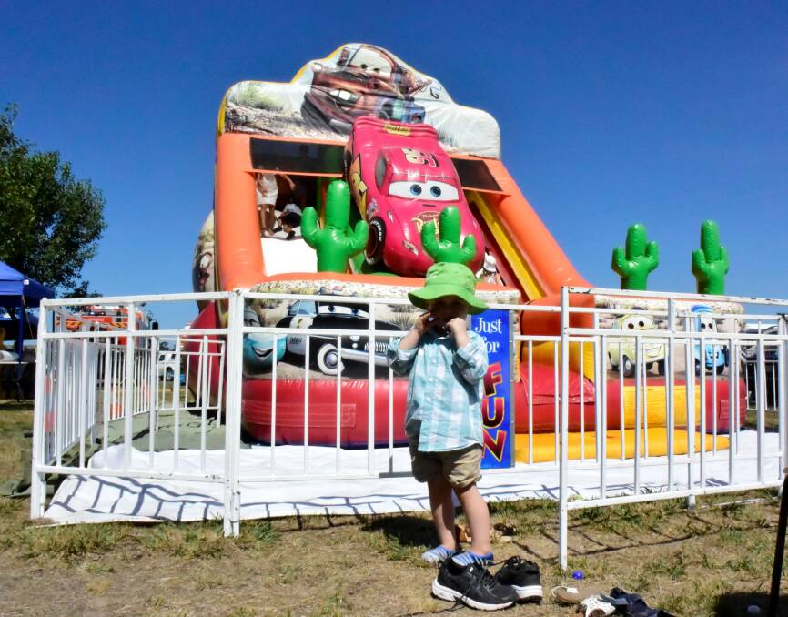 Fun for the family: Fashions on the Field is for all ages, and a jumping castle will be there to help keep your little ones entertained throughout the afternoon. 