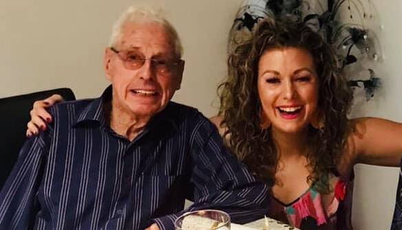Wesley Thomas and granddaughter Rochelle Davison have been reunited after a frantic search saw the 94-year-old found in Winchelsea.