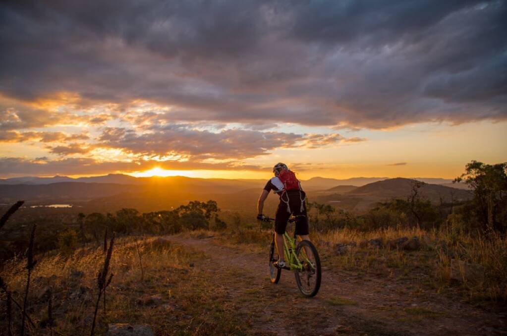 SUNSET CYCLE: Last year's Spring Rides photo competition winner was "Descending Mt Waniassa at Sunset" by Lachlan Shaw.