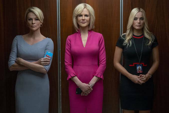 SPEAKING OUT: Megyn (Charlize Theron), Gretchen (Nicole Kidman) and Kayla (Margot Robbie) encapsulate various perspectives regarding sexual harassment.