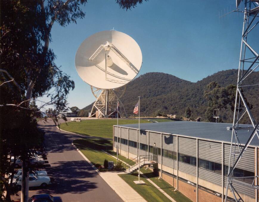 SPACE CASE: Honeysuckle Creek Tracking Station in the 1960s. New interpretive signage and artworks have been installed here for the 50th anniversary of the Apollo moon landing. Photo: Hamish Lindsay