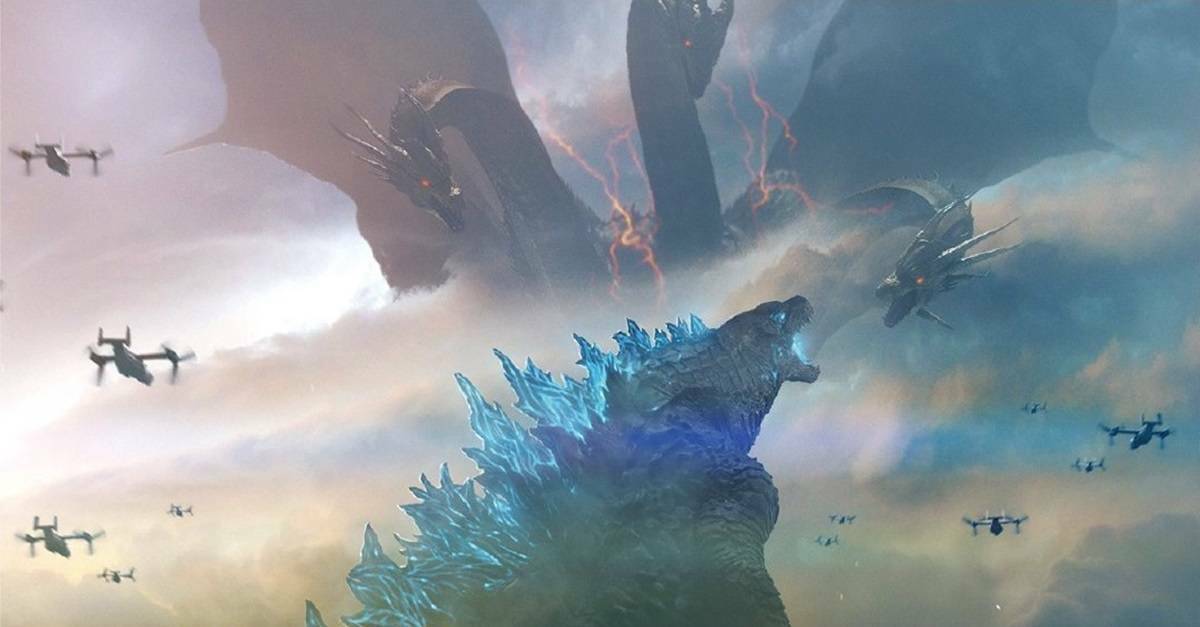 ROAR: In the latest incarnation of the franchise, Godzilla resurfaces to confront his archnemesis King Ghidorah, a three headed flying serpent.