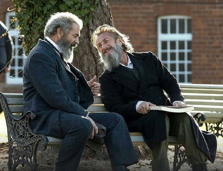 MEN AT WORK: Mel Gibson and Sean Penn are (respectively) the professor and the madman who put the Oxford English Dictionary together.