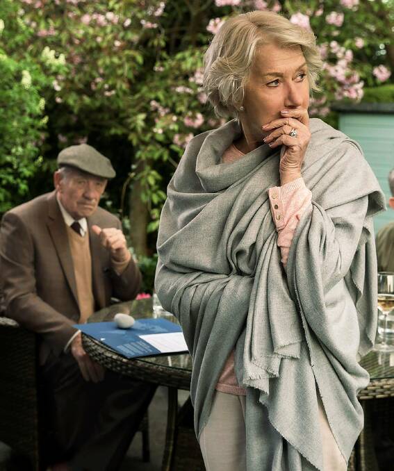 SUSPICIOUS CHARACTER: Roy Courtnay (Ian McKellan) and Betty McLeish (Helen Mirren) in The Good Liar, where people are not all they seem.