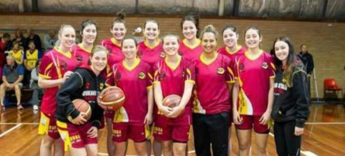 Last hurrah: The Queanbeyan Yowies women's side in 2015, the last time they took to the courts until this year. Photo: Supplied.