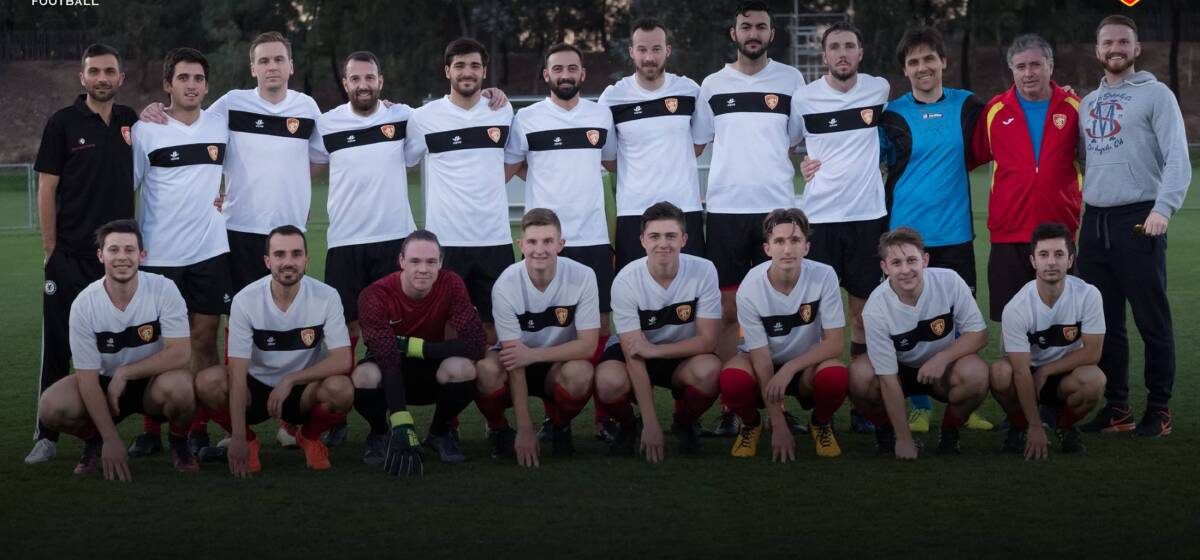 Minor premiers: The Queanbeyan City FC side claimed the top spot in the rankings in what has been an incredibly competitive year. Photo: Queanbeyan City FC