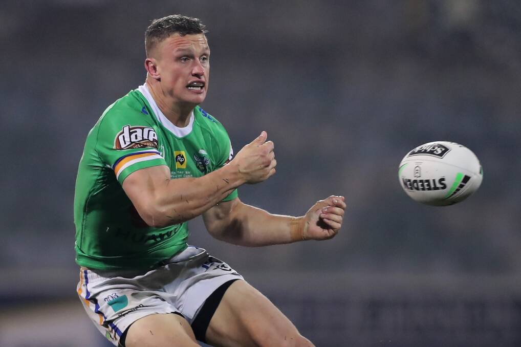 The Raiders' Jack Wighton will have to take more of a leadership role for the rest of the season. Photo: Matt King/Getty Images
