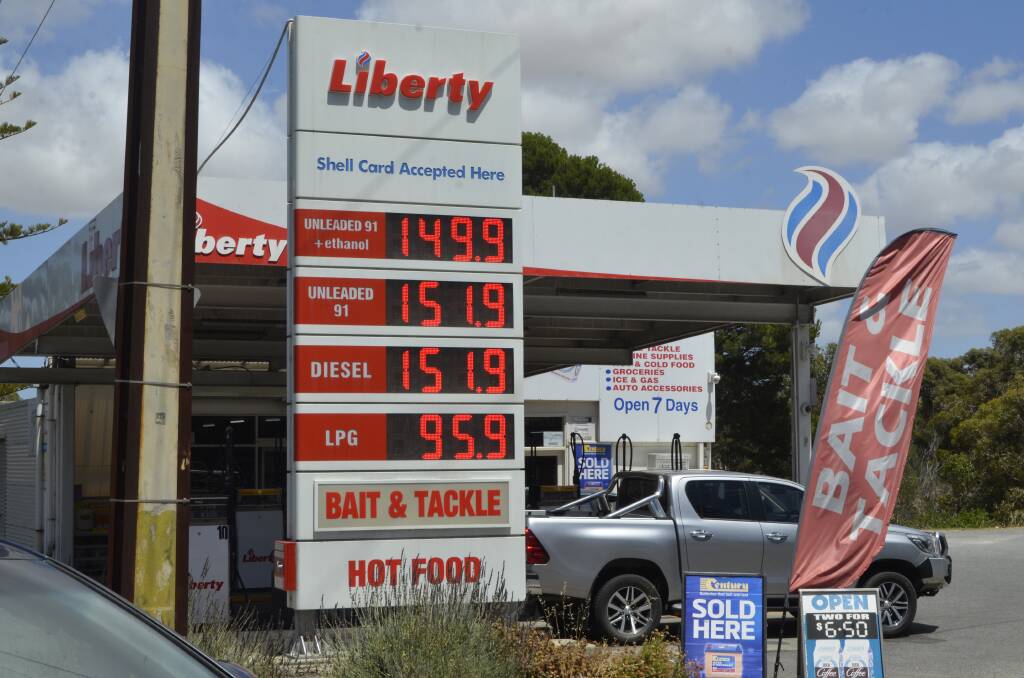 Petrol prices do not go as low in country areas as they do in the metropolitan area.