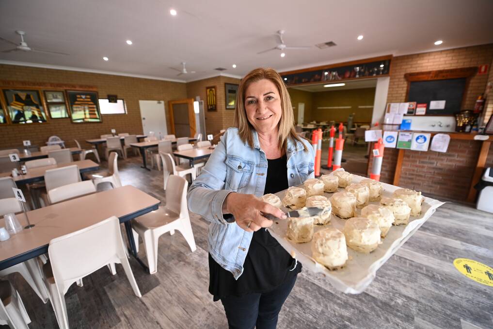 COMMUNITY: Sue Collins and a handful of locals have been running the Walbundrie Hub to bring people together. Picture: MARK JESSER