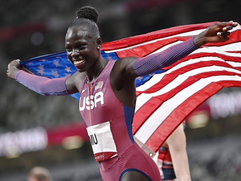 Teenager Athing Mu has ended the US' 53 year wait for a women's 800m Olympic champion at Tokyo.