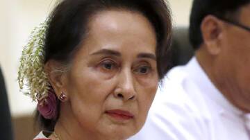 Aung San Suu has been detained by the Myanmar military since it overthrew her government in 2021. (AP PHOTO)