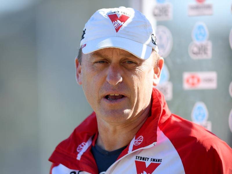 Sydney AFL coach John Longmire is facing a lack of height, exposed in the big loss to West Coast.
