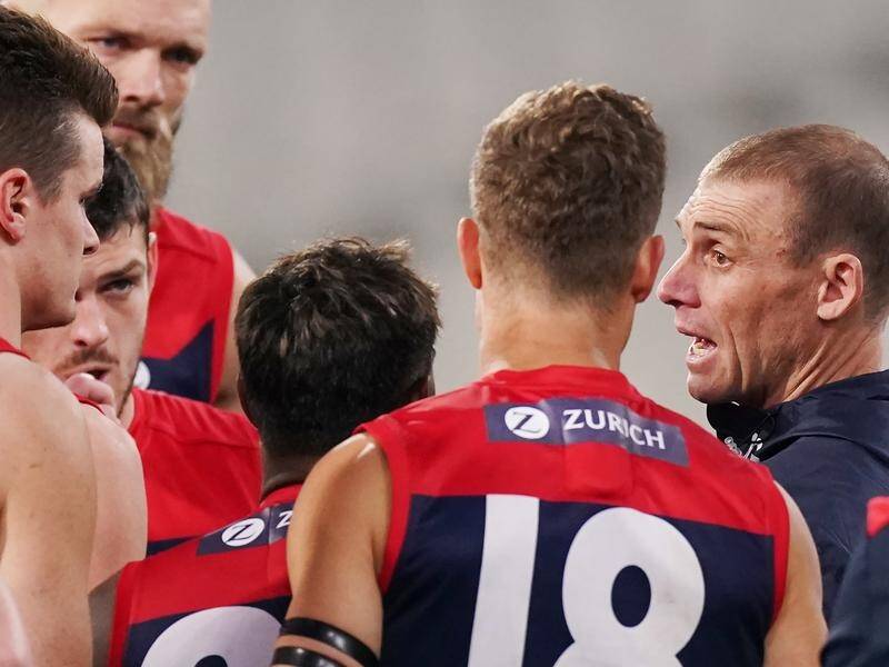 Simon Goodwin's Melbourne side have slipped to 17th spot on the AFL ladder after losing to Richmond.