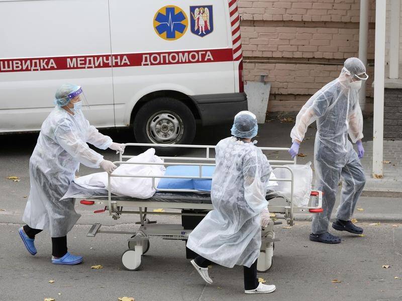 COVID-19 infections have been rising for weeks among Ukraine's population of 41 million.