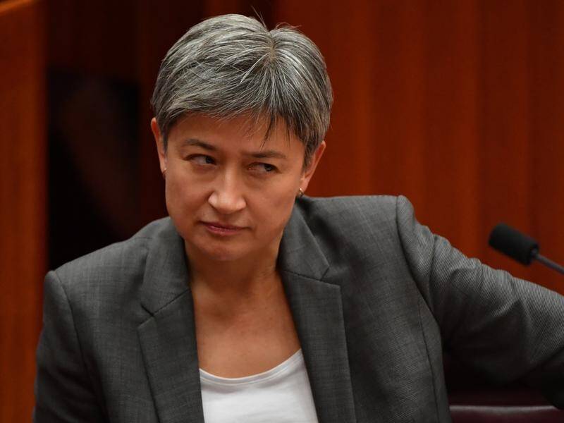 Senator Penny Wong says the prime minister is politicising the Queensland floods disaster.