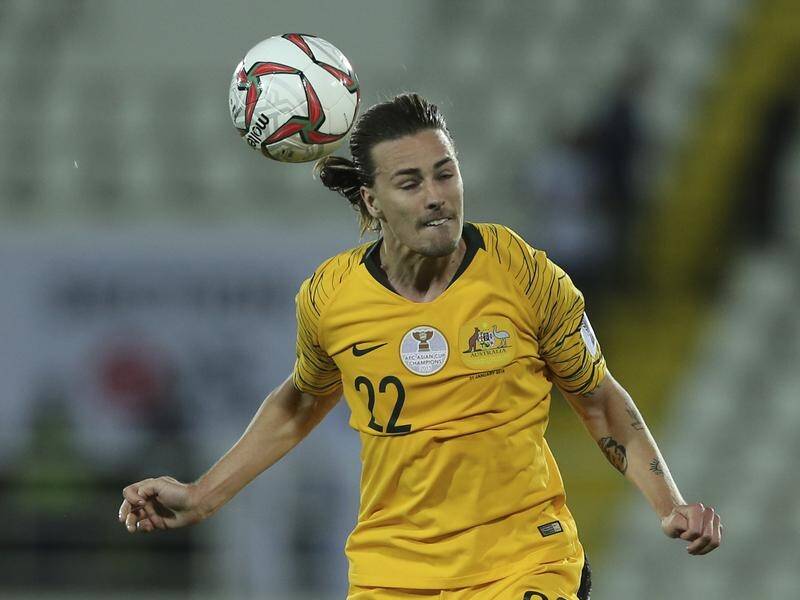 Jackson Irvine scored twice in Australia's 7-1 World Cup qualifying win over Taiwan.