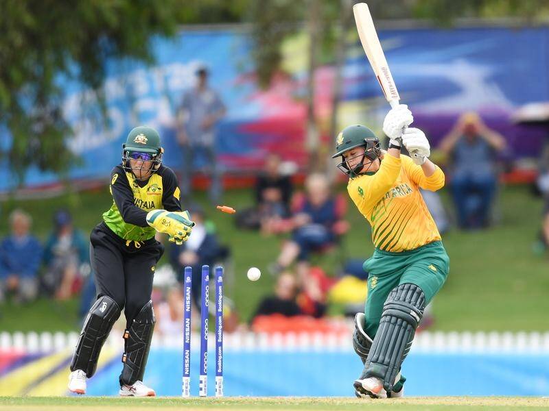 Australia have beaten South Africa in their final hit-out before the Women's Twenty20 World Cup.