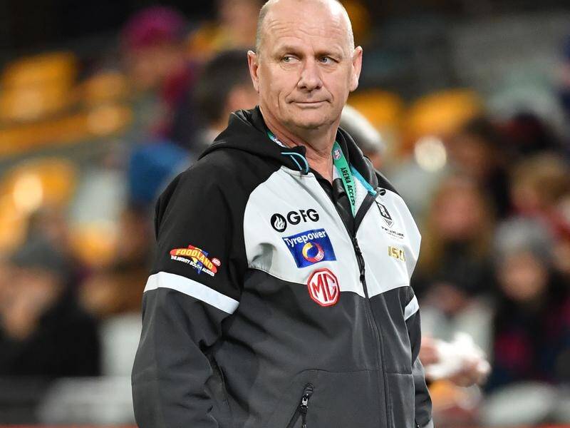 Power coach Ken Hinkley admits his team got 'a bit of a whack' in the AFL defeat to Brisbane Lions.