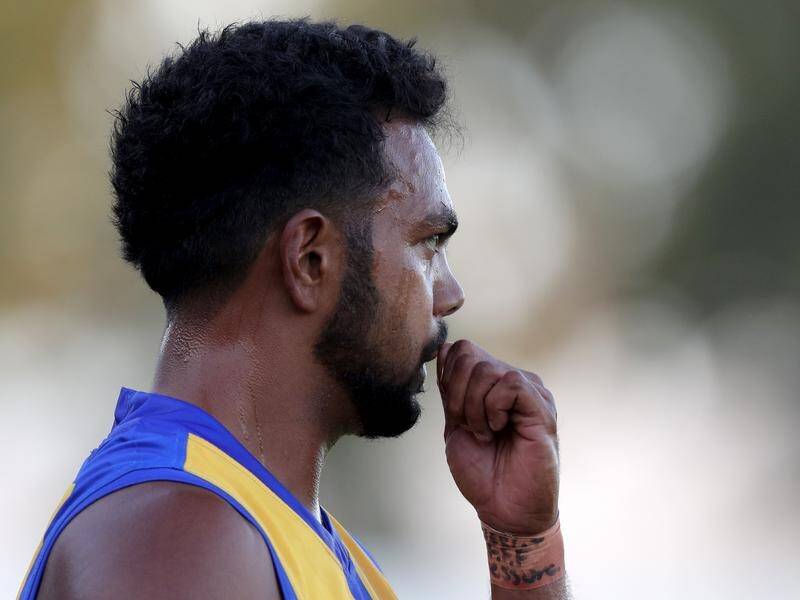 West Coast's Willie Rioli is one of two Eagles players to be suspended by the AFL.