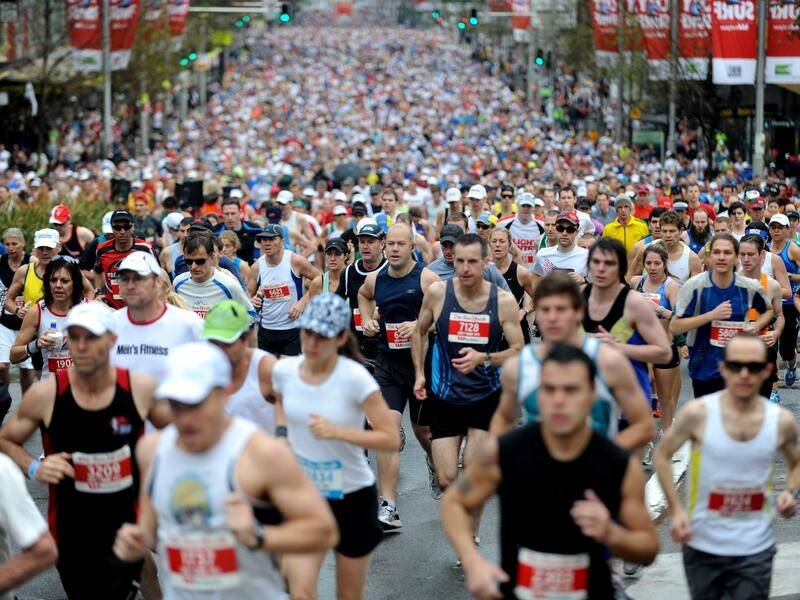 More than 80,000 runners traditionally take part in the City2Surf each year.