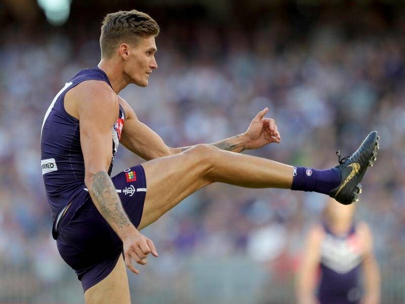 Rory Lobb's AFL season appears over after the Frematle ruckman broke suffered a broken foot.