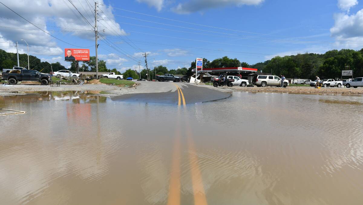 Parts of Tennessee saw about 17 inches of rainfall in 24 hours in late August, shattering the states previous record.Picture: Getty Images
