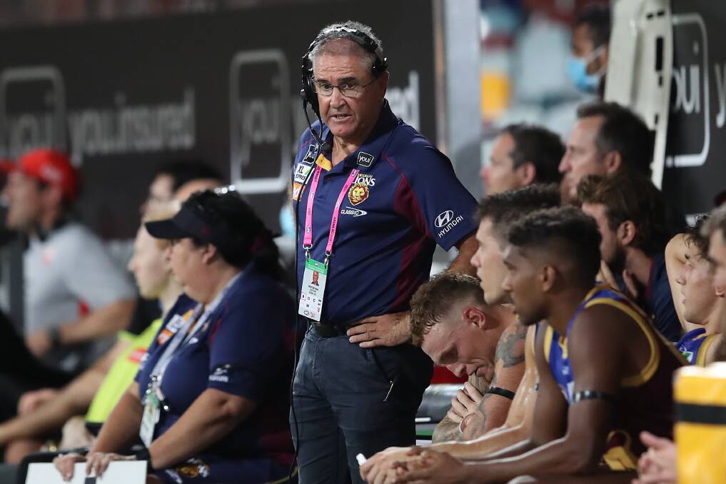 Coach Chris Fagan did not hold back in his criticism of the Lions. Photo: Getty Images
